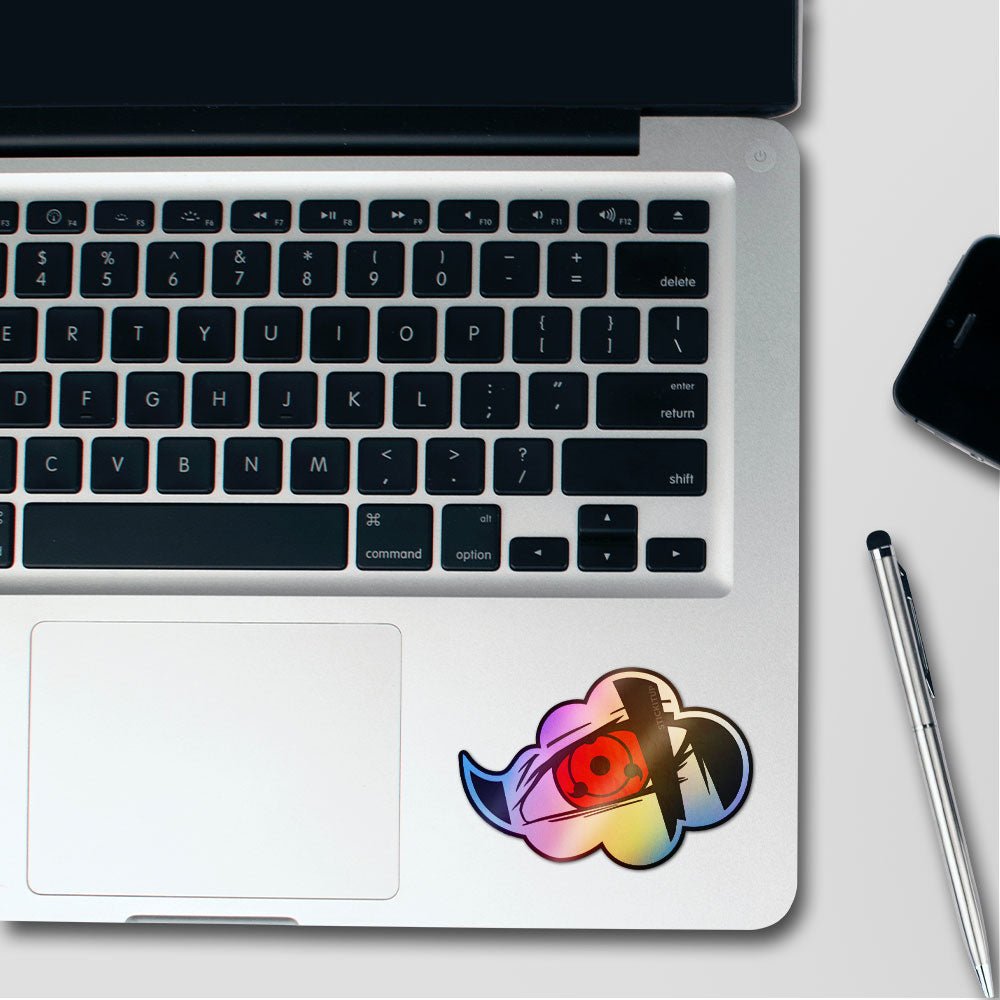 Crimson Clan Eye 1.1 Holographic Stickers - Holographic stickers | STICK IT UP