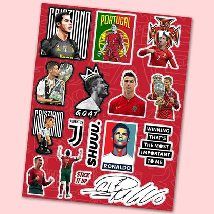 Cristiano Ronaldo Mini sticker sheet - STICK IT UP
