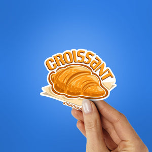 CROISSANT 0.1 Sticker waterproof vinyl decal for laptop, bike, car & bottle