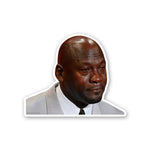 Crying Man Meme Sticker - Stickers | STICK IT UP