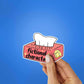 Crying Over Fictional Characters Sticker waterproof vinyl decal for laptop, bike, car & bottle