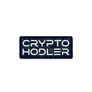 Crypto - Holder Sticker waterproof vinyl decal for laptop, bike, car & bottle