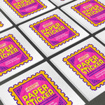 Custom Paper Sticker waterproof vinyl decal for laptop, bike, car & bottle