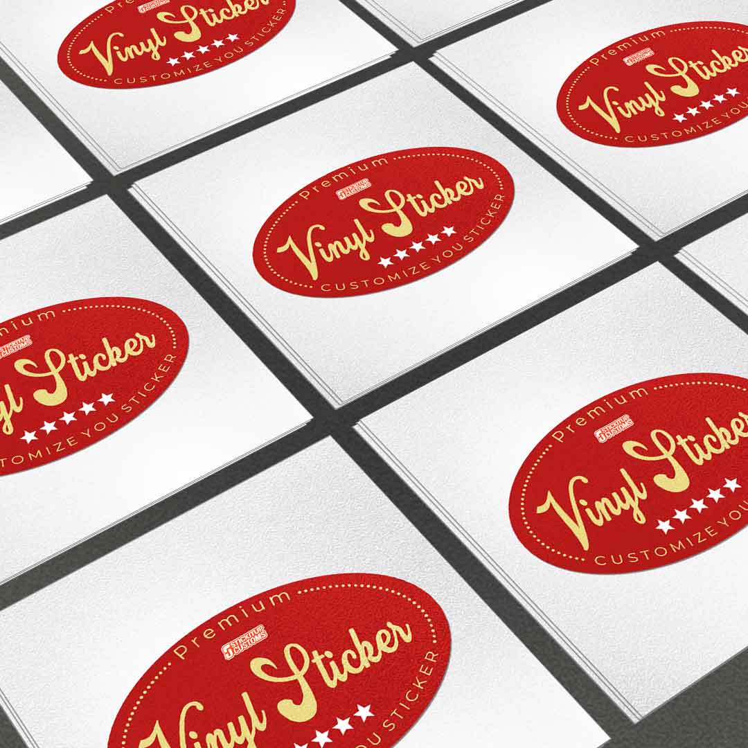 Custom Premium Vinyl Sticker waterproof vinyl decal for laptop, bike, car & bottle