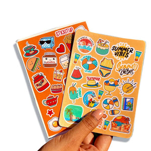 Custom Sticker Sheet waterproof vinyl decal for laptop, bike, car & bottle