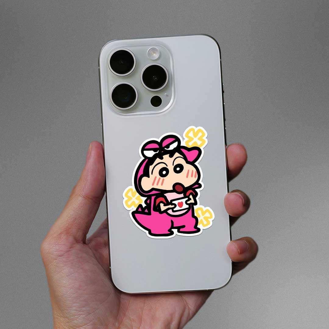 Cute Dino Shinchan Sticker - STICK IT UP
