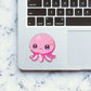 Cute Octopus Sticker waterproof vinyl decal for laptop, bike, car & bottle