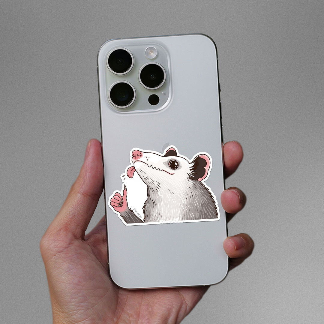 Cute Opossum Sticker - Stickers | STICK IT UP