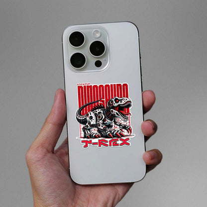Cyborg T Rex Sticker - STICK IT UP