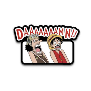 Daaaam Bumper Sticker waterproof vinyl decal for laptop, bike, car & bottle