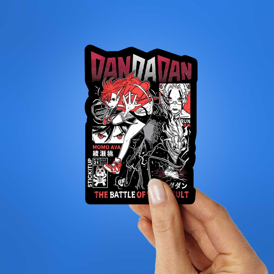 Dandadan The Battle Sticker - STICK IT UP