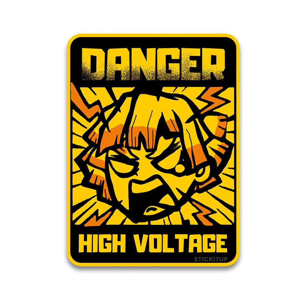 danger Bumper Sticker waterproof vinyl decal for laptop, bike, car & bottle