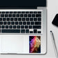 Dark Building Art Holographic Stickers