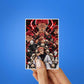 Dark Manga Skull Squad Glitter Sticker - Glitter Stickers | STICK IT UP