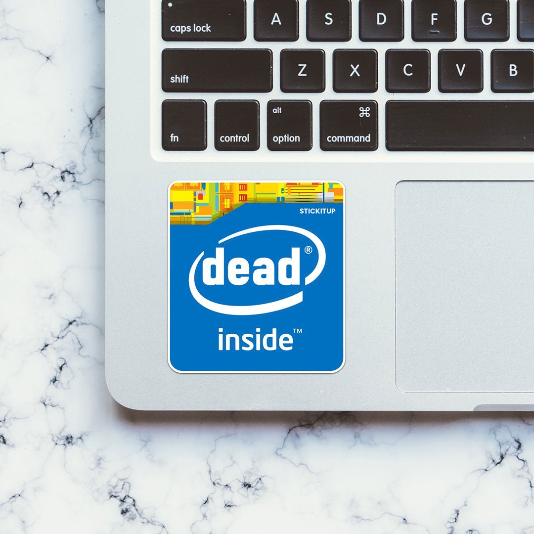 Dead Inside 1.0 Sticker - STICK IT UP
