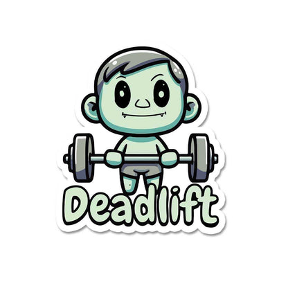 Dead Lift Sticker waterproof vinyl decal for laptop, bike, car & bottle