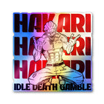 Death Gamble Holographic Stickers - Holographic stickers | STICK IT UP