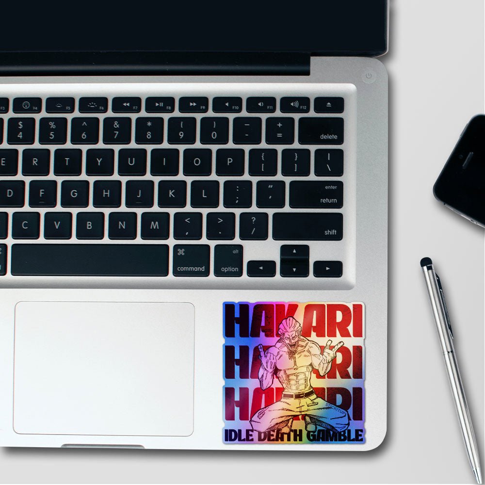 Death Gamble Holographic Stickers - Holographic stickers | STICK IT UP