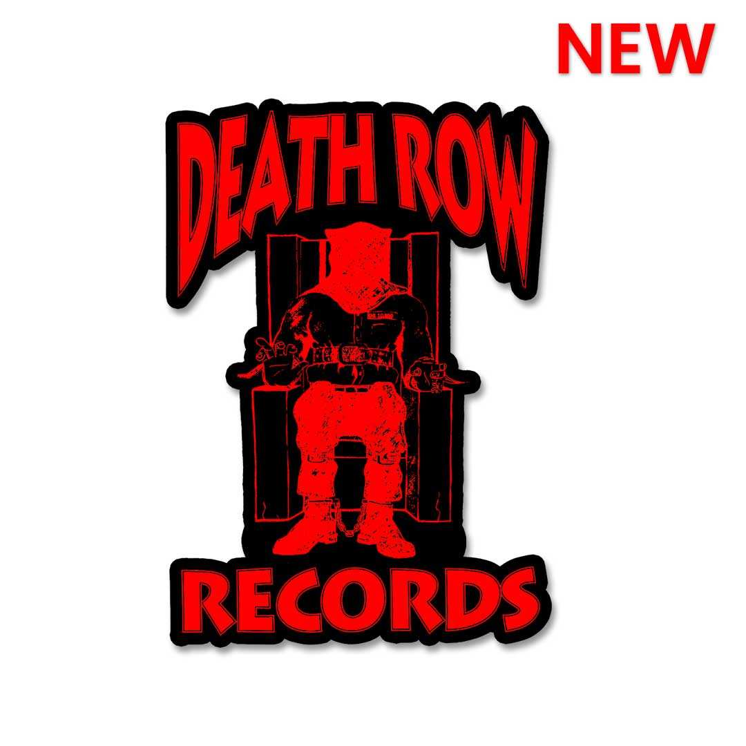 Death Row Records Sticker waterproof vinyl decal for laptop, bike, car & bottle