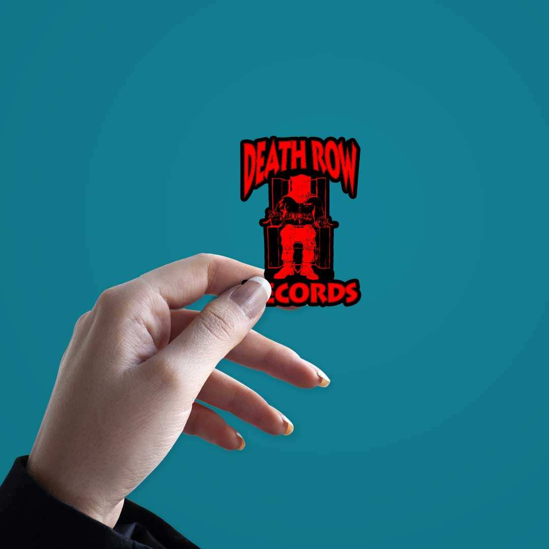 Death Row Records Sticker - STICK IT UP