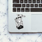 Death Sticker waterproof vinyl decal for laptop, bike, car & bottle