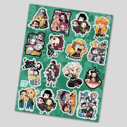 Demon Slayer Mini sticker Sheet - STICK IT UP