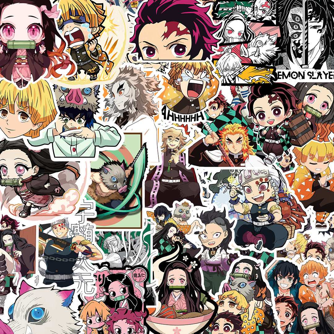 Demon Slayer Sticker Packs [50 sticker] - Sticker Packs | STICK IT UP