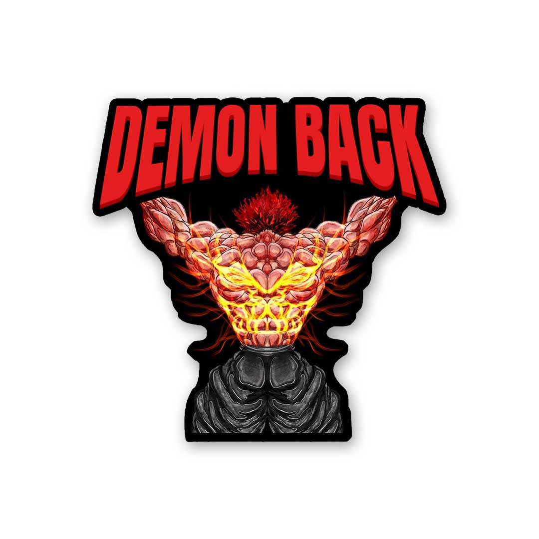 Demons Back Sticker - STICK IT UP