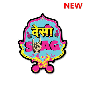 Desi Swag Sticker waterproof vinyl decal for laptop, bike, car & bottle
