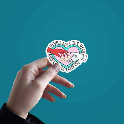 Devil Roll The Dice Sticker - STICK IT UP