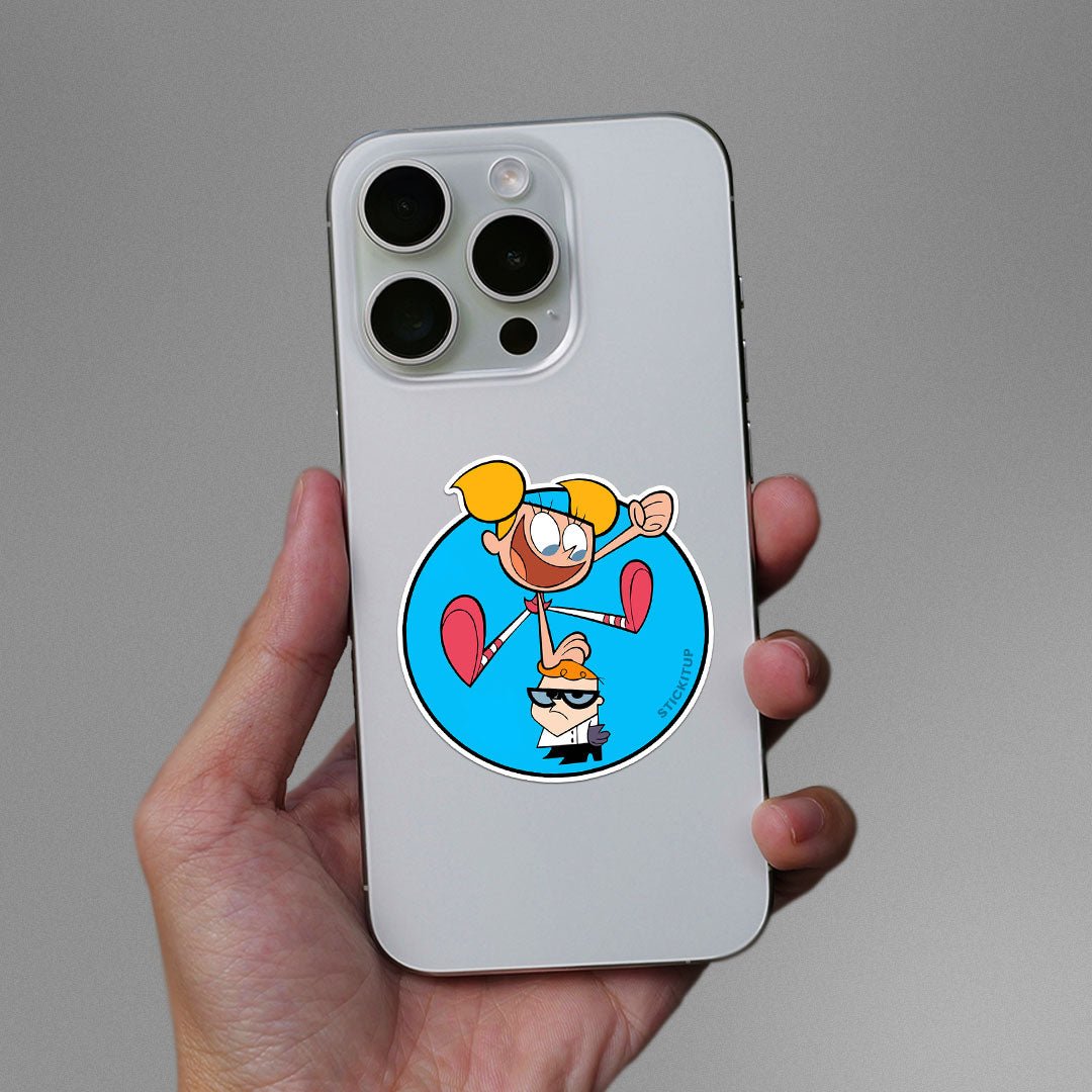 Dexter's Laboratory Sticker waterproof vinyl decal for laptop, bike, car & bottle