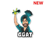 Diljit Dosanjh Goat Sticker waterproof vinyl decal for laptop, bike, car & bottle