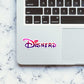 Disnerd Sticker waterproof vinyl decal for laptop, bike, car & bottle