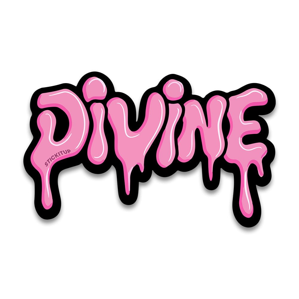 Divine Bumper Sticker waterproof vinyl decal for laptop, bike, car & bottle