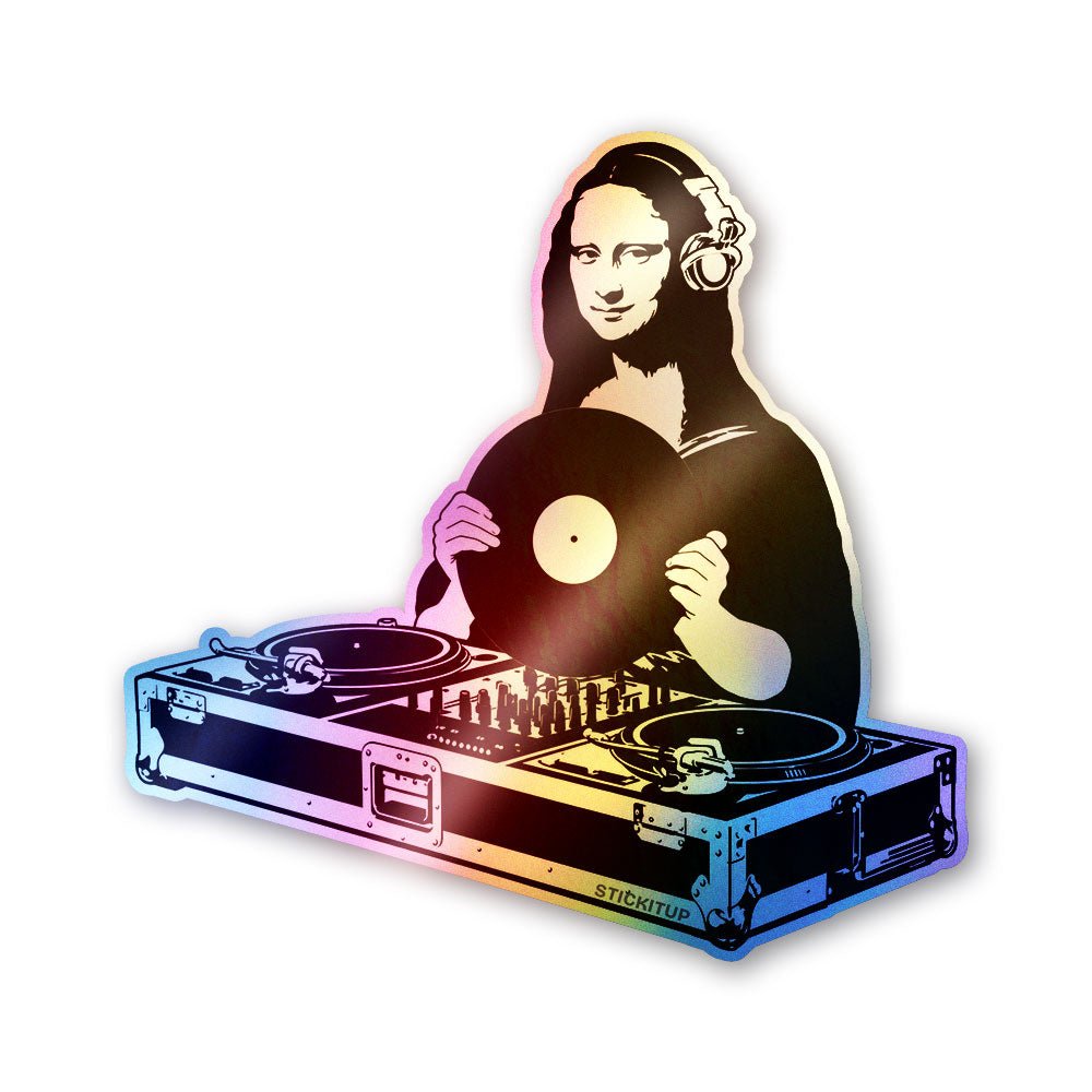 Dj Turntable Car Holographic Stickers - Holographic stickers | STICK IT UP