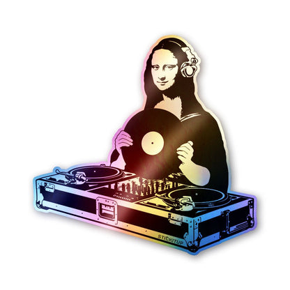 Dj Turntable Car Holographic Stickers - Holographic stickers | STICK IT UP