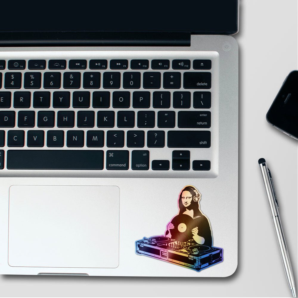 Dj Turntable Car Holographic Stickers - Holographic stickers | STICK IT UP
