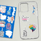 Docter mini sticker sheet waterproof vinyl decal for laptop, bike, car & bottle