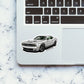 Dodge Challenger Sticker waterproof vinyl decal for laptop, bike, car & bottle