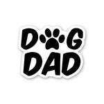 Dog Dad Sticker waterproof vinyl decal for laptop, bike, car & bottle