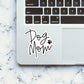 Dogs Mom Sticker waterproof vinyl decal for laptop, bike, car & bottle
