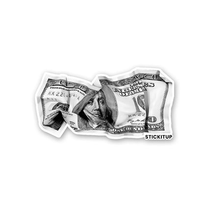 DOLLAR Sticker waterproof vinyl decal for laptop, bike, car & bottle