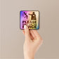 Don't Force It Holographic Stickers
