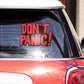 Don't panic Bumper Sticker waterproof vinyl decal for laptop, bike, car & bottle