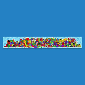 Doodle Infinity Sticker waterproof vinyl decal for laptop, bike, car & bottle
