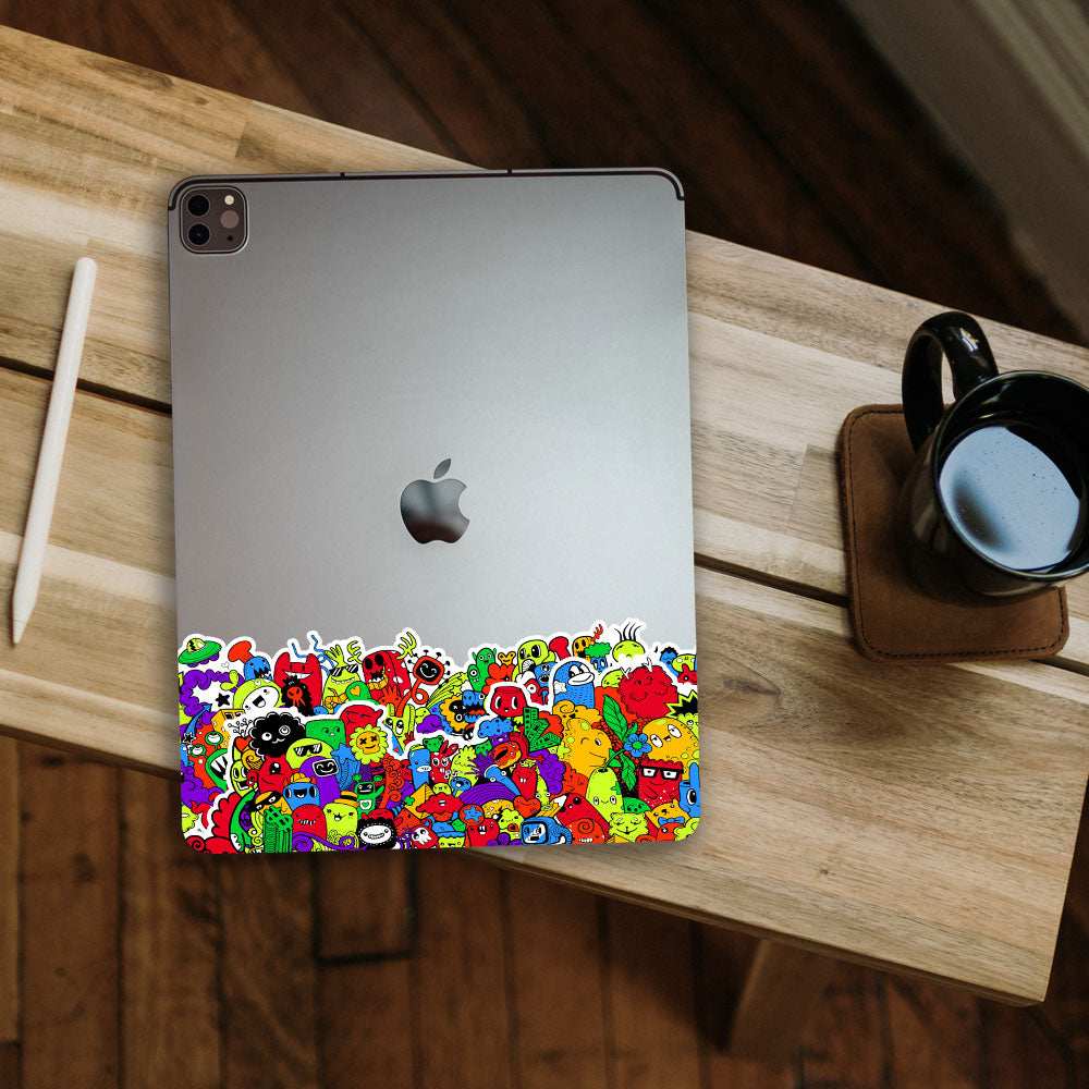 Doodle Infinity Sticker waterproof vinyl decal for laptop, bike, car & bottle