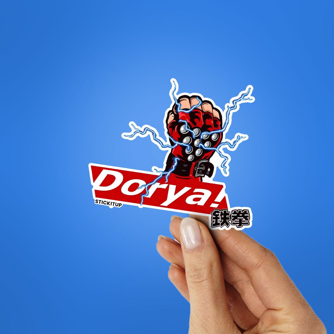 DORYA Sticker waterproof vinyl decal for laptop, bike, car & bottle
