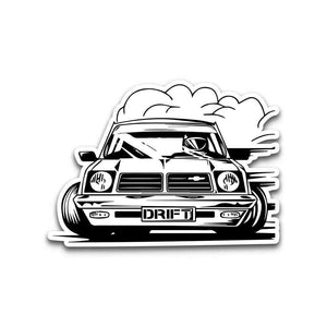 Drift Bumper Sticker waterproof vinyl decal for laptop, bike, car & bottle