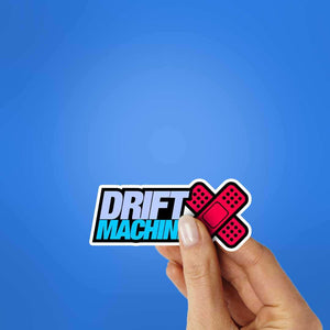 Drift Machine Sticker waterproof vinyl decal for laptop, bike, car & bottle