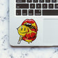 Dripping Lips Skull Lollipop Glitter Sticker - Glitter Stickers | STICK IT UP